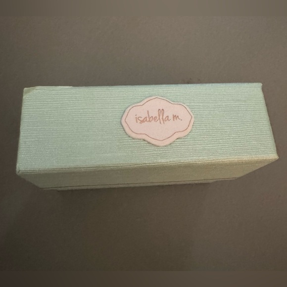 NIB Isabella M Enamel hinge bangle in blue multi - Picture 3 of 9